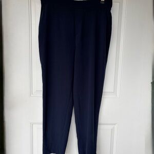 •Banana Republic• Navy Hayden Tapered Pull-On Ankle Pants - Size 10